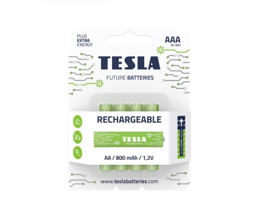 Baterijos Tesla AAA Rechargeable+ HR03 800 mAh 4 vnt.